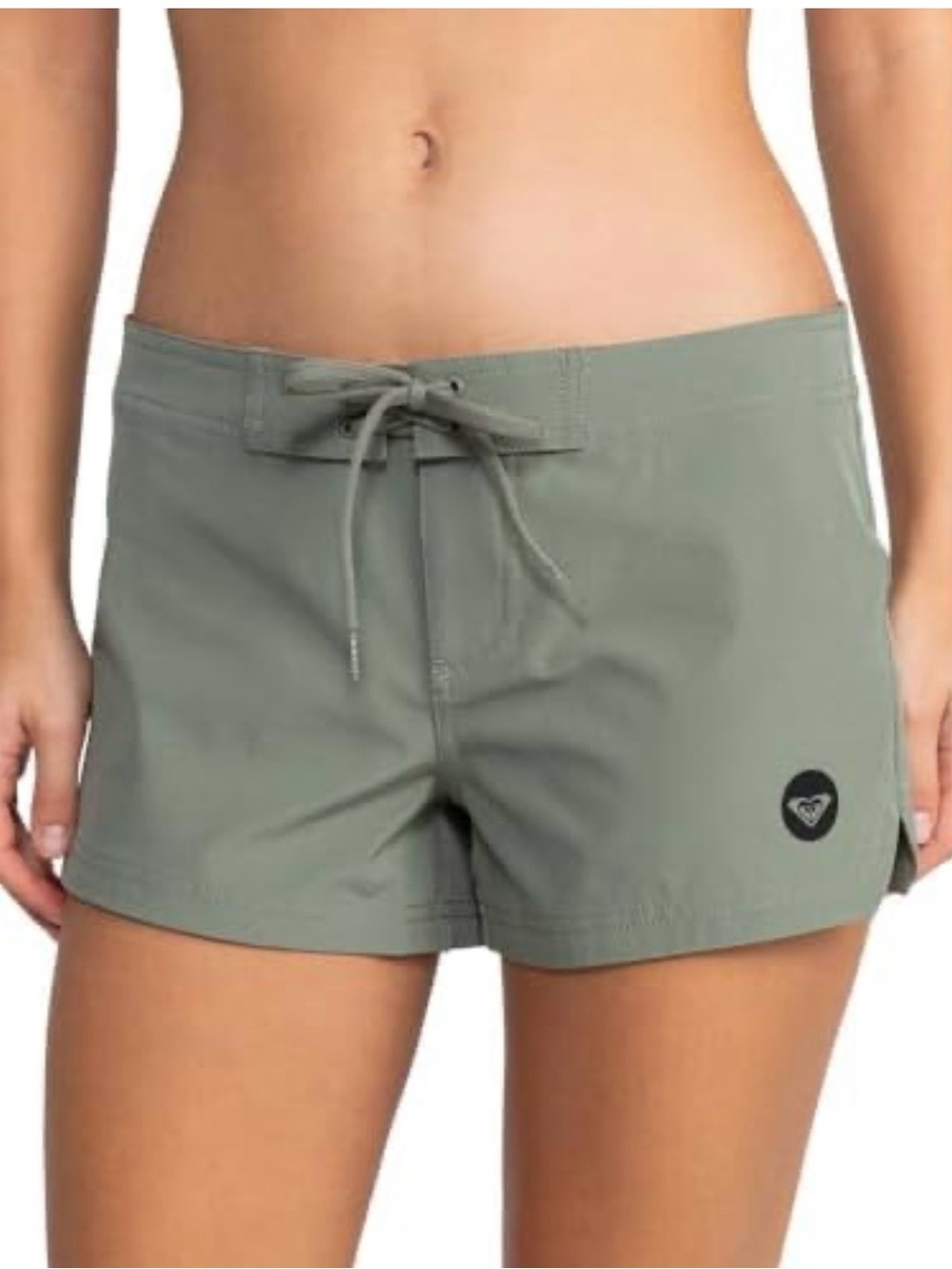 Roxy Olive Green Board Shorts Swim Surf Shorts Women’s Size 10